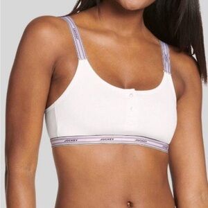 Jockey Generation Retro Evolution Henley Bralette White Medium